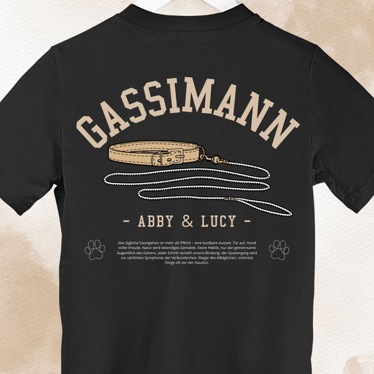 Gassimann Backprint personalisiert - Premium Shirt