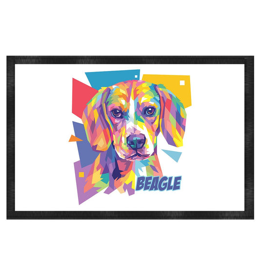 Pop-Art Style Beagle - Fußmatte 60x40cm