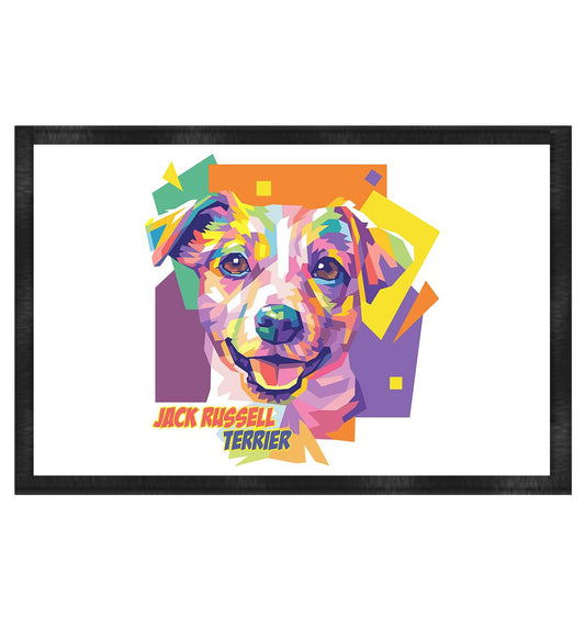 Pop-Art Style Jack Russell Terrier - Fußmatte 60x40cm
