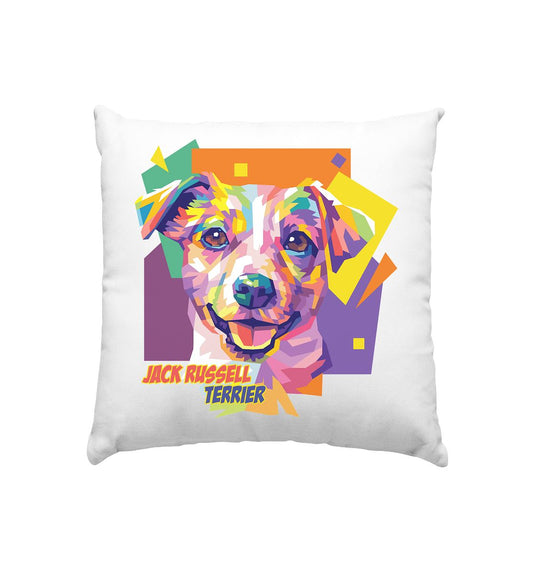 Pop-Art Style Jack Russell Terrier - Kissen 40x40cm