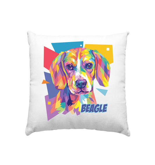 Pop-Art Style Beagle - Kissen 40x40cm