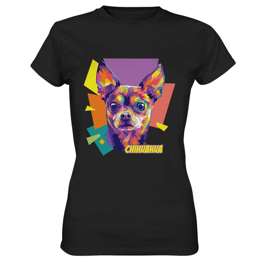 Pop-Art Style Chihuahua - Ladies Premium Shirt