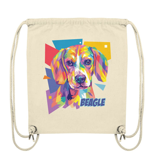 Pop-Art Style Beagle - Organic Gym-Bag