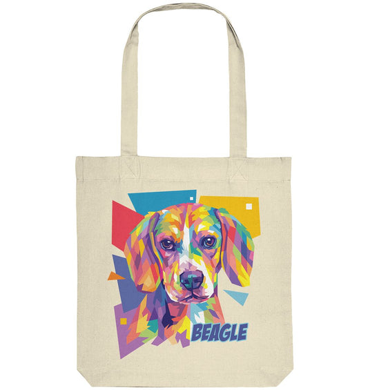 Pop-Art Style Beagle - Organic Tote-Bag